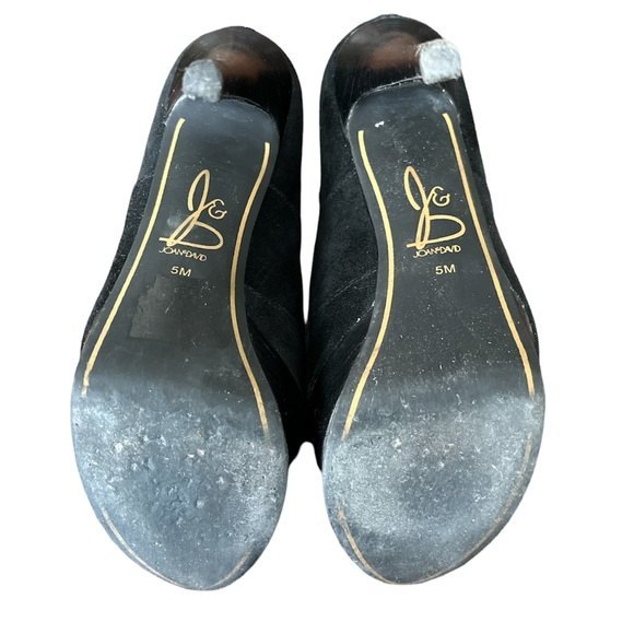 Joan & David Suede Platform Stiletto Heels Booties, Size 5M - Picture 6 of 7